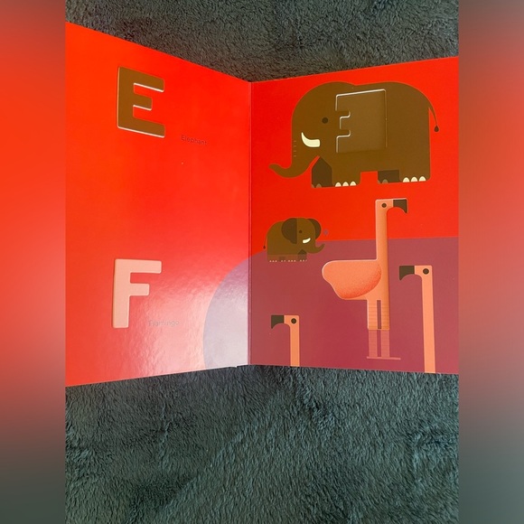 Large alphabet book for babies and toddlers, touch think learn - Picture 3 of 4